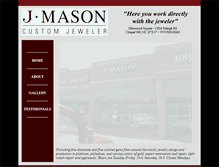 Tablet Screenshot of jmasoncustomjeweler.com
